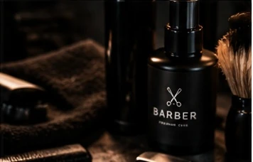 Kosmetyki barberskie i pędzel do golenia